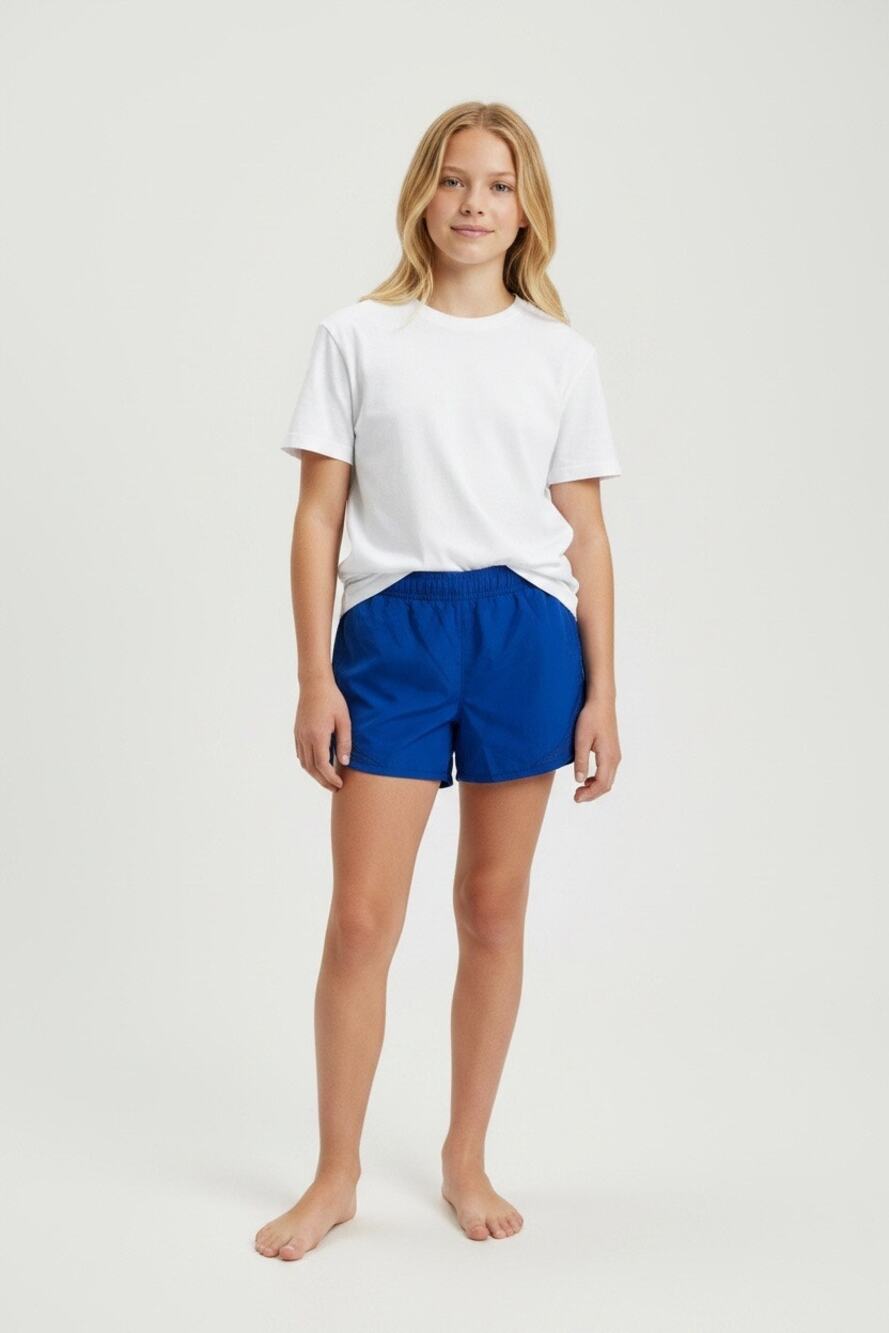 Old Navy Active Girls Running Shorts Size L 10-12 Navy Blue Athletic Dolphin
